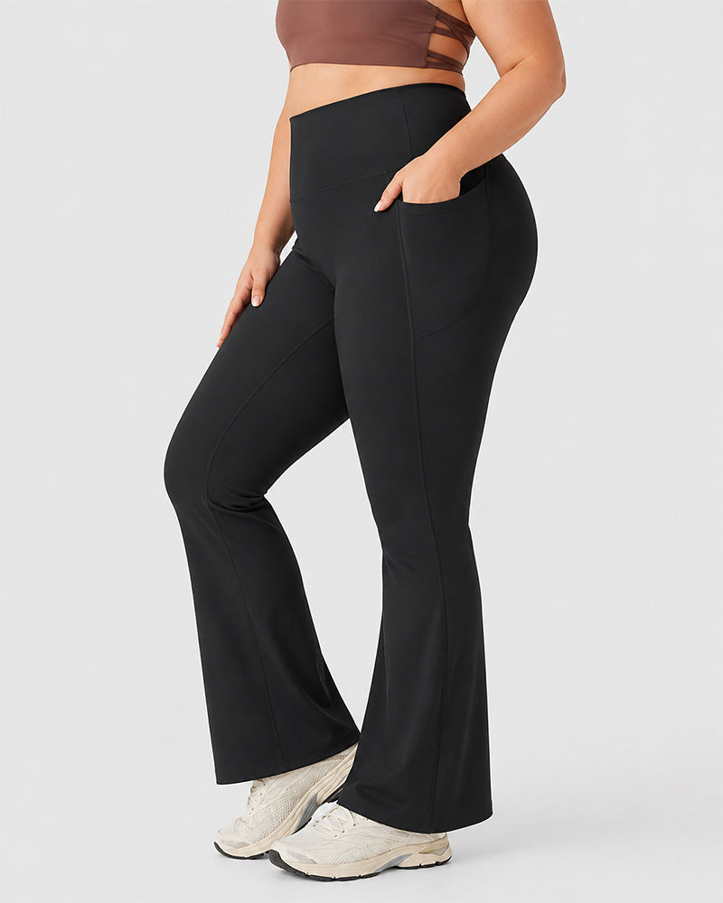 Ultra Sculpt High Waisted Tummy Control Flare Leggings