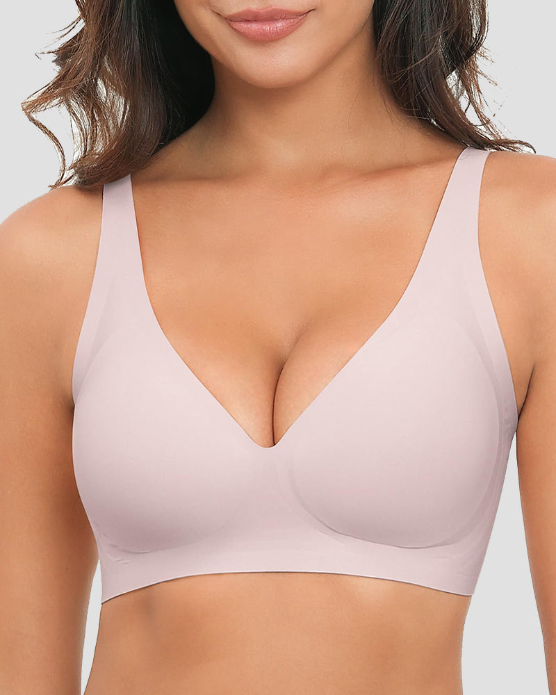 Deep-V Wireless Push Up Bra