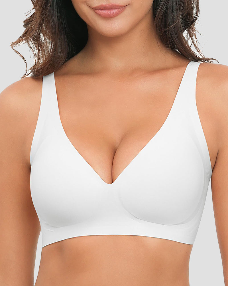 Deep-V Wireless Push Up Bra