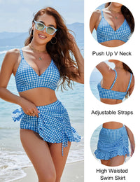 🔥Blue-Gingham