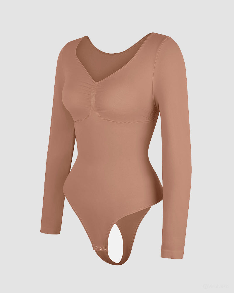 Long Sleeve Shaping Bodysuit