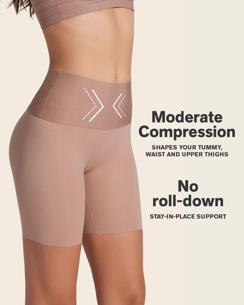 Stay-In-Place Seamless Slip Shaper Shorts for Women