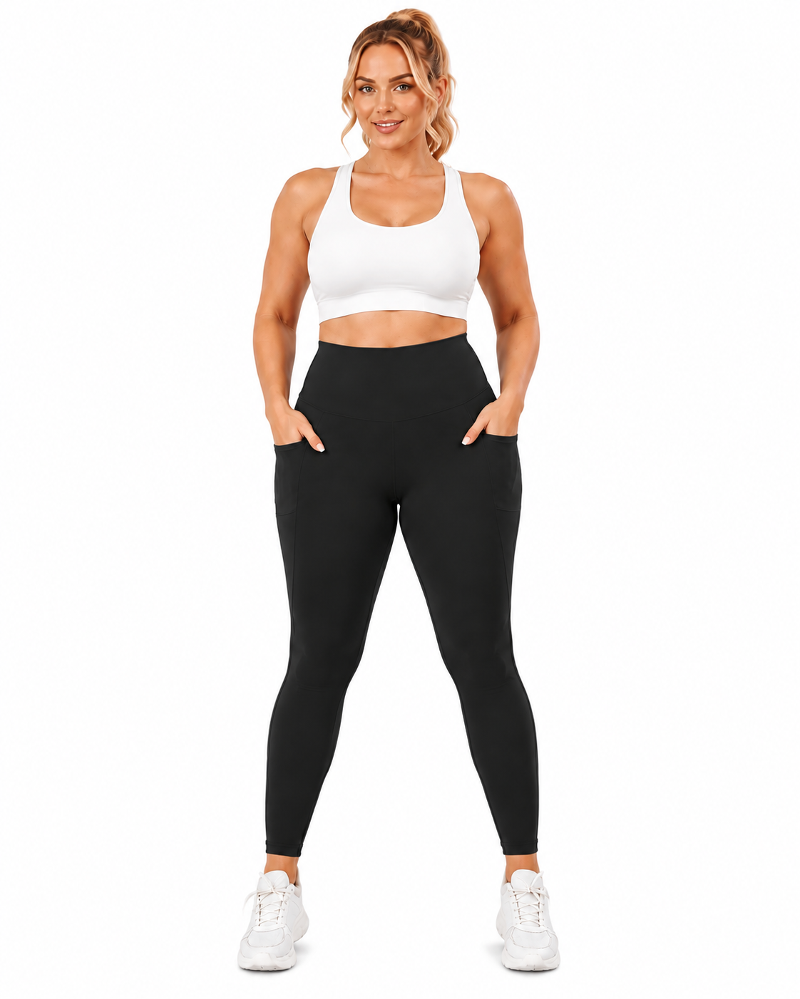 High Waisted Tummy Control Shaping Training Leggings