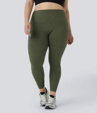 BOGO🔥 High Waisted Tummy Control Shaping Training Leggings Plus size 2.0