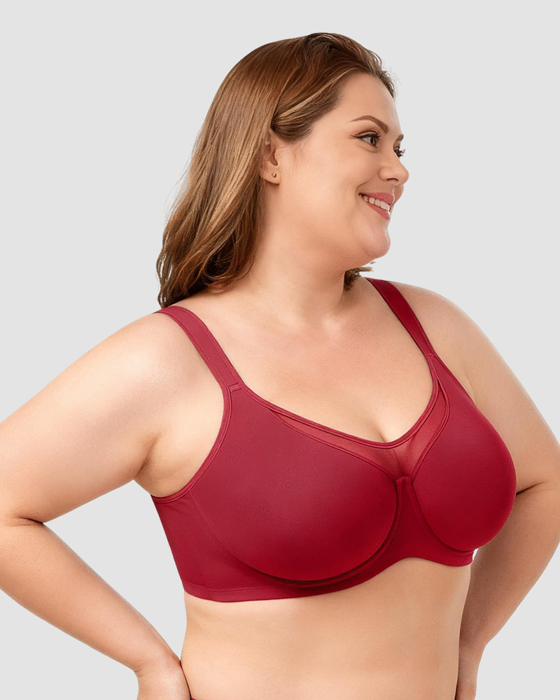 Plus Size Cooling Full Coverage Minimizer Bra
