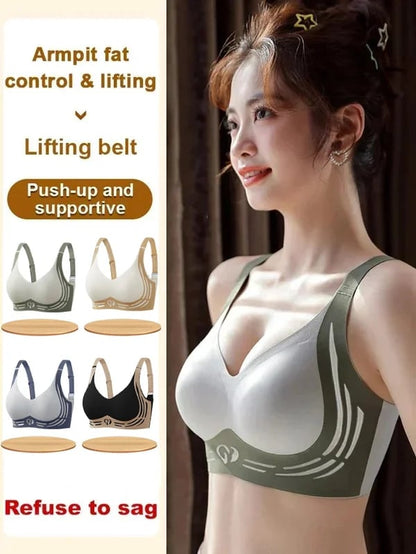 Anti-Sagging Support Shockproof Sports Fixed Cup Bra For Women