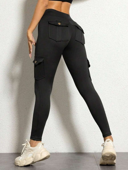 Butt Lifting High Waist Tummy Control Cargo Leggings