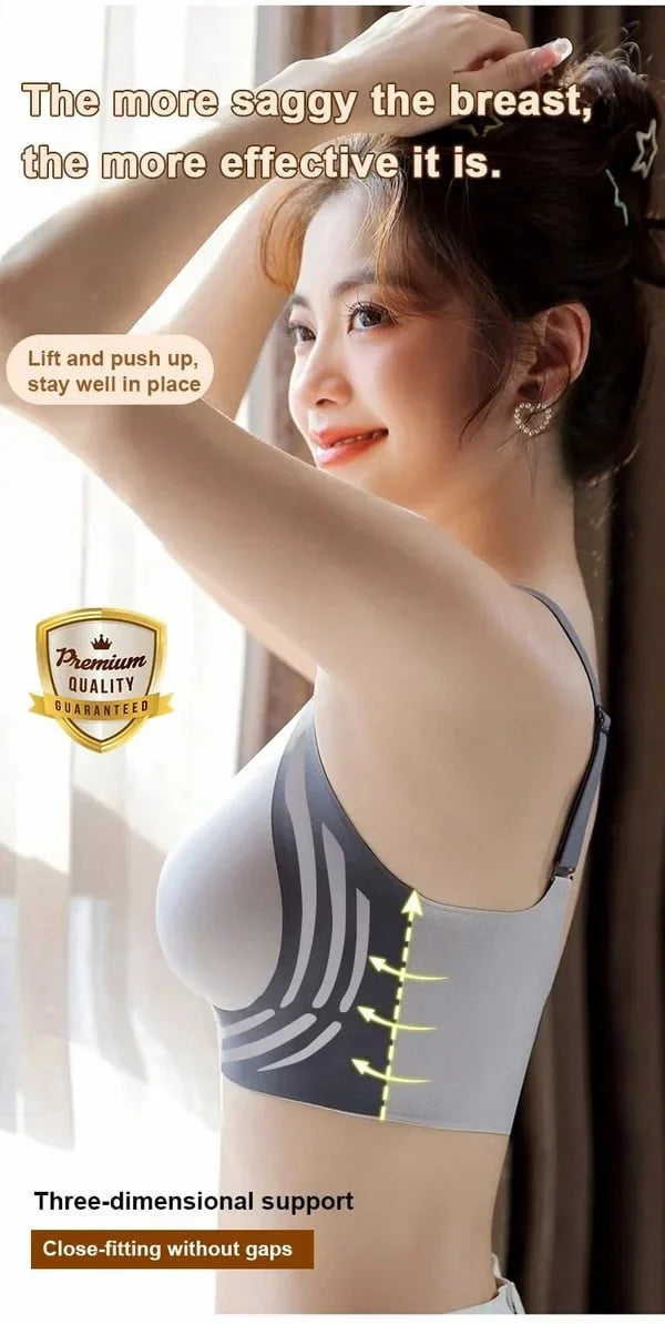 Anti-Sagging Support Shockproof Sports Fixed Cup Bra For Women