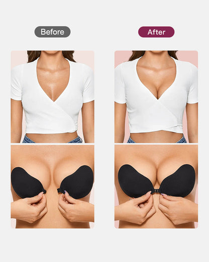 Silicone Invisible Sticky Bra Waterproof Reusable
