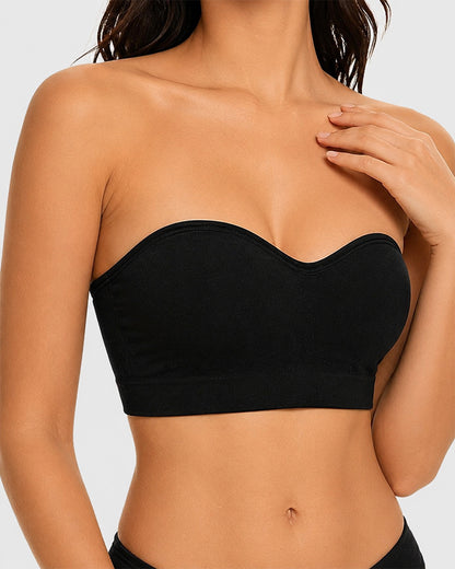 No-Slip Wireless Bandeau Bra