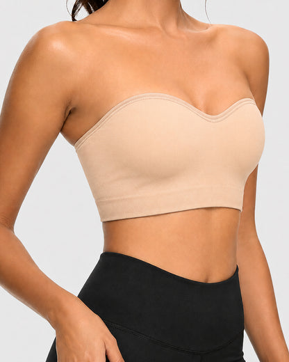 No-Slip Wireless Bandeau Bra