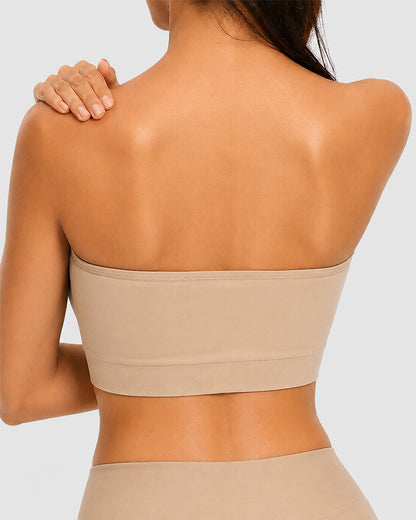 No-Slip Wireless Bandeau Bra