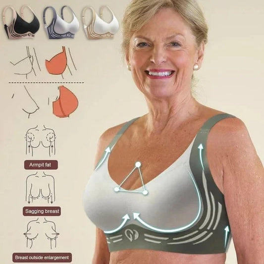 Anti-Sagging Support Shockproof Sports Fixed Cup Bra For Women