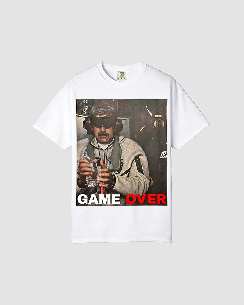 “Game Over” Graphic Tee – Bold Streetwear Statement– Unisex