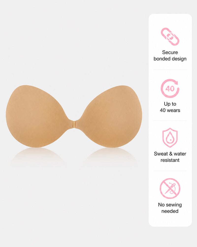 Silicone Invisible Sticky Bra Waterproof Reusable