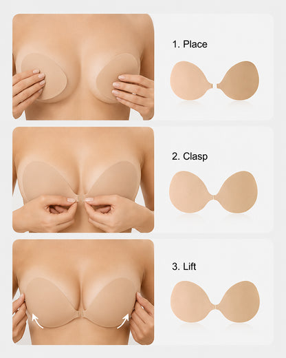 Silicone Invisible Sticky Bra Waterproof Reusable