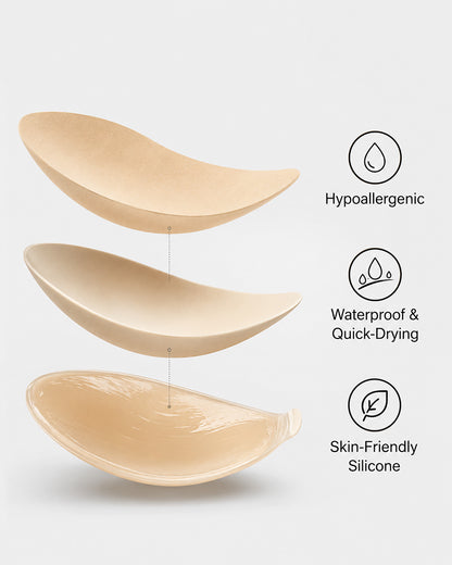 Silicone Invisible Sticky Bra Waterproof Reusable