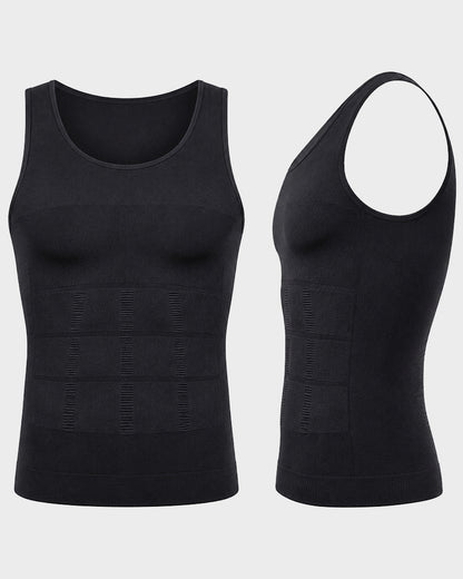 Men Round Neck Shaping Tank Top Sleeveless Fitness Underwear