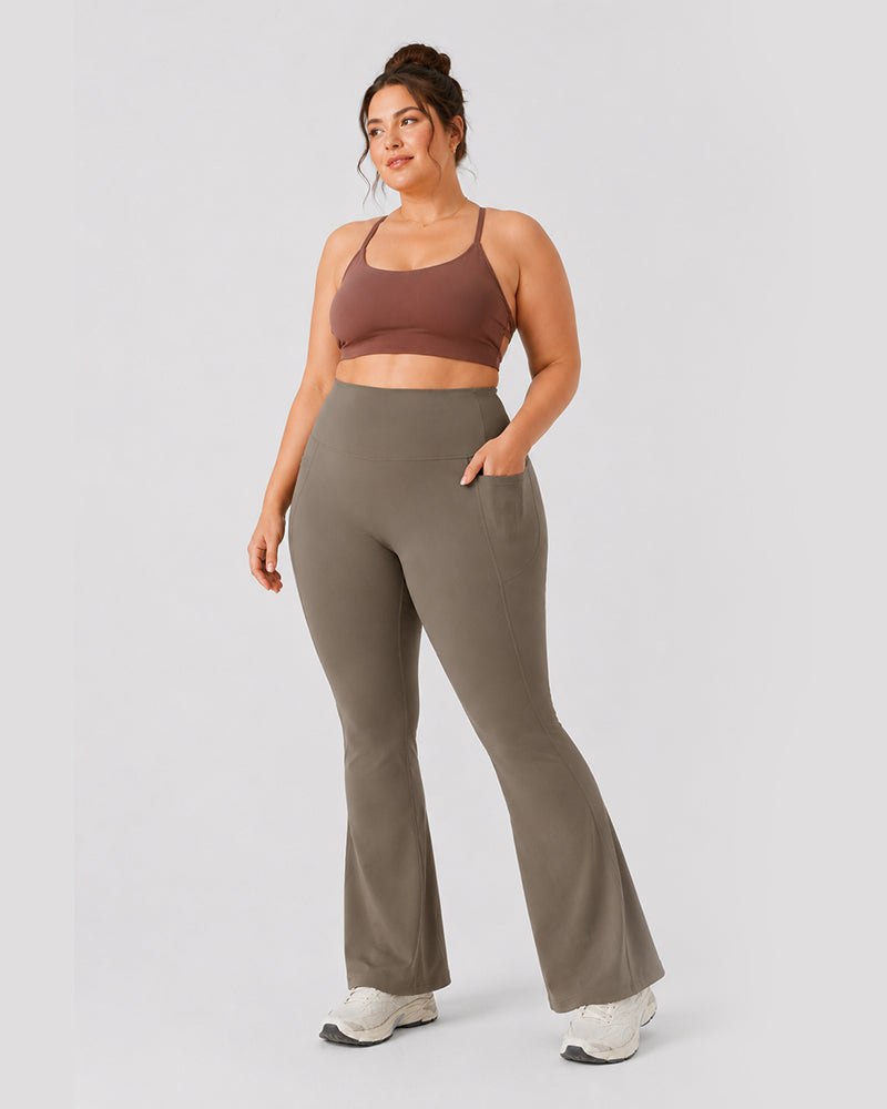 Ultra Sculpt  High Waisted  Tummy Control  Flare  Leggings