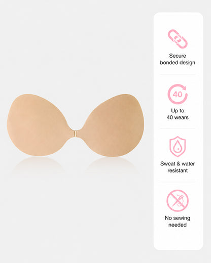 Silicone Invisible Sticky Bra Waterproof Reusable