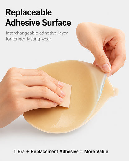 Silicone Invisible Sticky Bra Waterproof Reusable