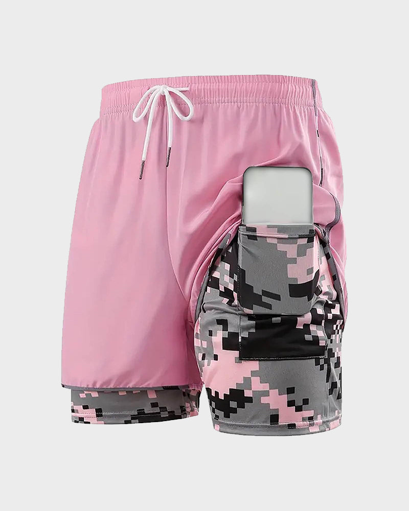 women’s casual athletic shorts with built-in liner