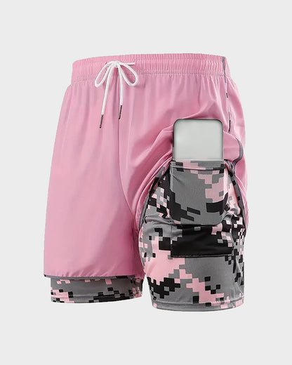 women’s casual athletic shorts with built-in liner