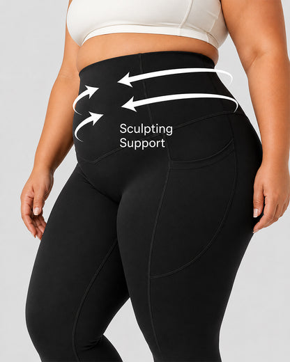 Ultra Sculpt  High Waisted  Tummy Control  Flare  Leggings
