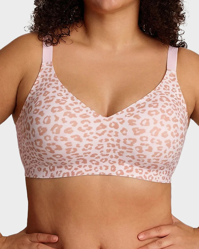 Women Comfortable Push Up Wireless Seamless Full Coverage Jelly Bra