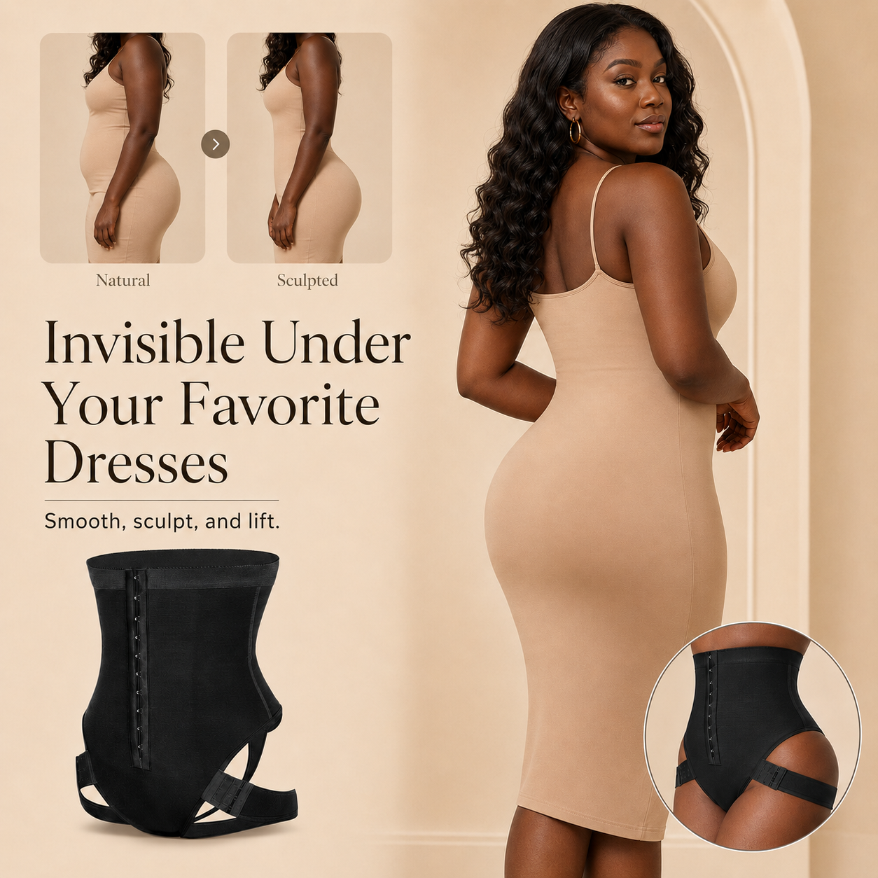 2-in-1 Tummy Control & Butt-Lifting Shapewear