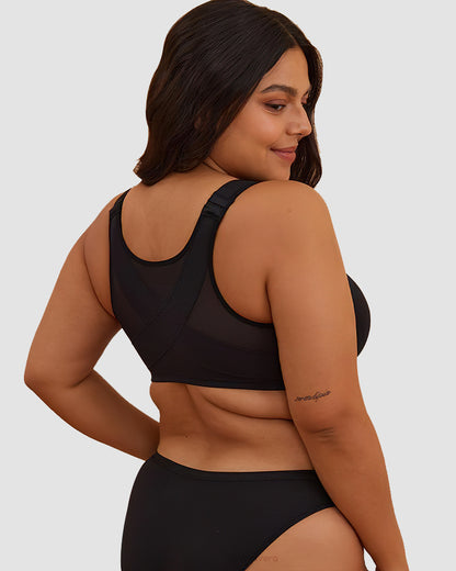 Women's Front Closure Bras Plus Size Underwire Unlined Back