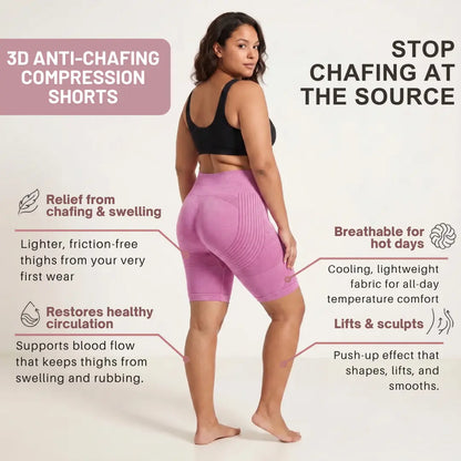 Anti-Chafing 3D Short Leggings