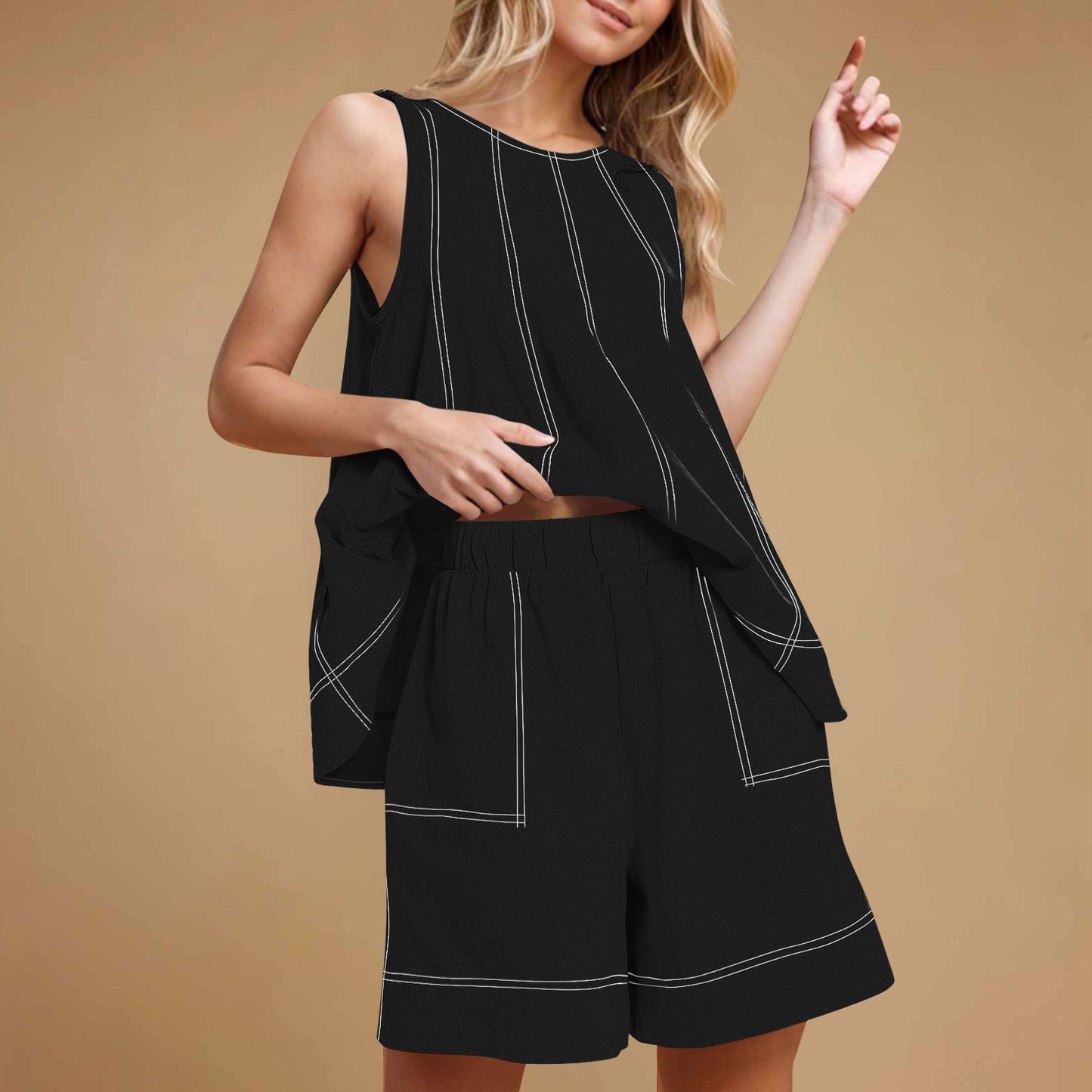 2-Piece Sleeveless Outfits Set
