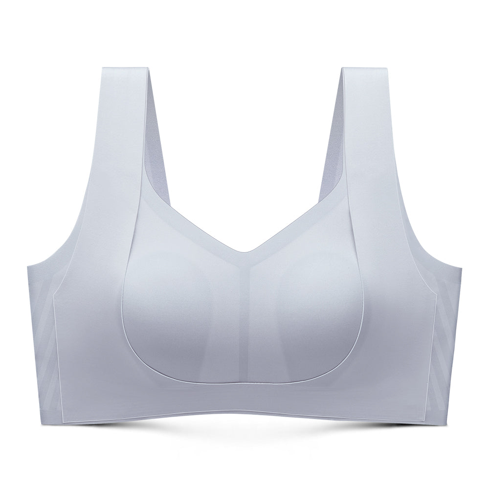 Minimizer push up wireless bra