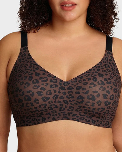 Women Comfortable Push Up Wireless Seamless Full Coverage Jelly Bra