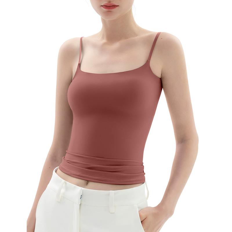 Minimalist Slim Tank Top – Square Neck & Adjustable Straps
