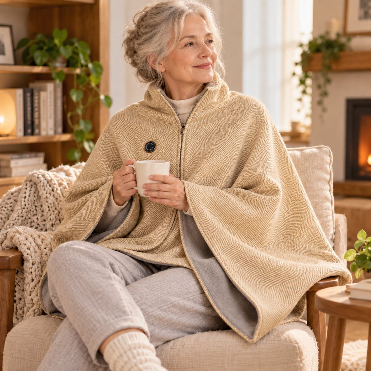 ❄️Heated Wearable Blanket – Stay Warm at Your Desk Without Bulky Layers 🔥