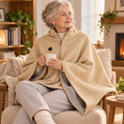 ❄️Heated Wearable Blanket – Stay Warm at Your Desk Without Bulky Layers 🔥