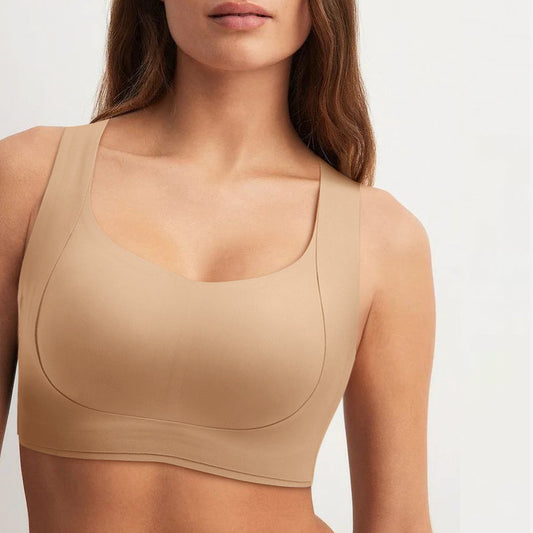 Minimizer push up wireless bra