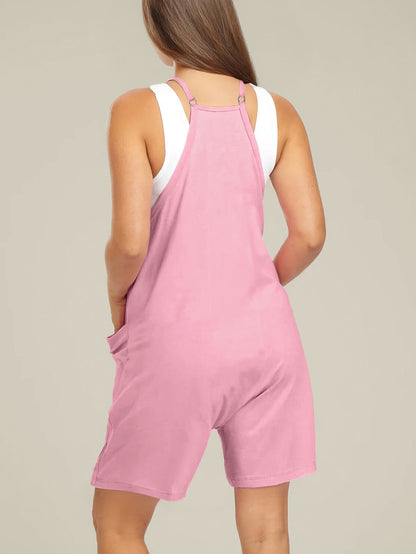 Oversized Jumpsuit Shorts - Maternity & Postpartum