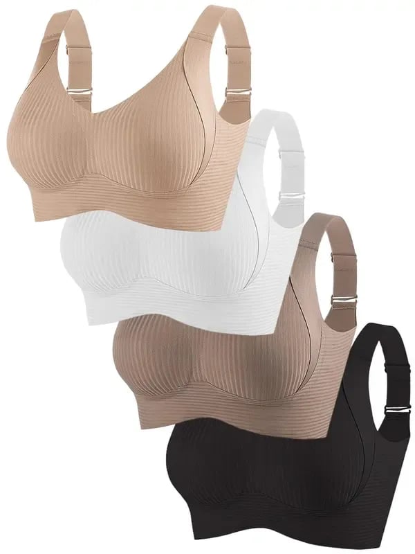Widened Lifting Non Slip Shoulder Strap Bra