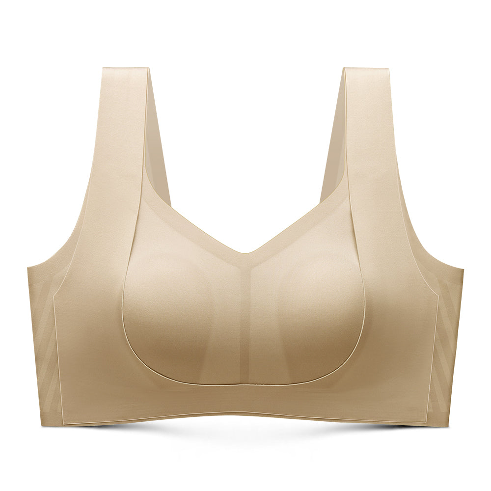 Minimizer push up wireless bra