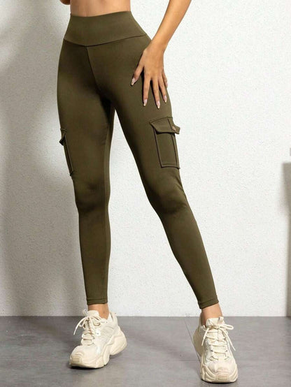 Butt Lifting High Waist Tummy Control Cargo Leggings