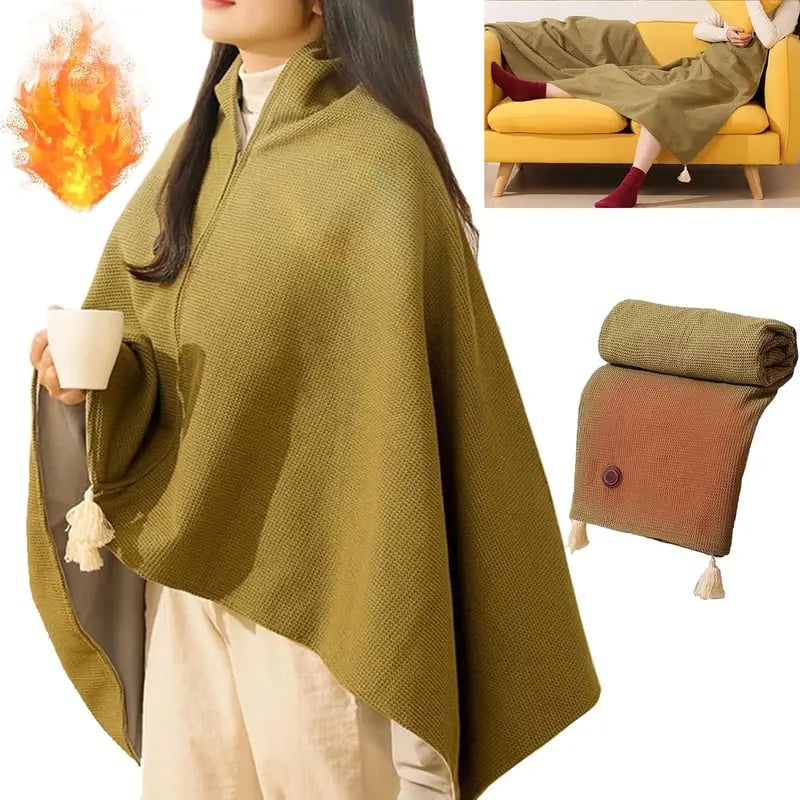 ❄️Heated Wearable Blanket – Stay Warm at Your Desk Without Bulky Layers 🔥