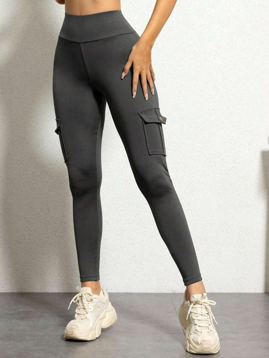 Butt Lifting High Waist Tummy Control Cargo Leggings