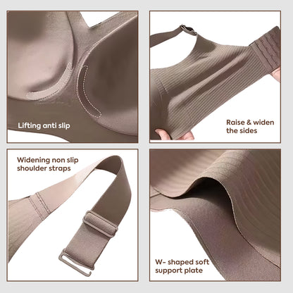 Widened Lifting Non Slip Shoulder Strap Bra