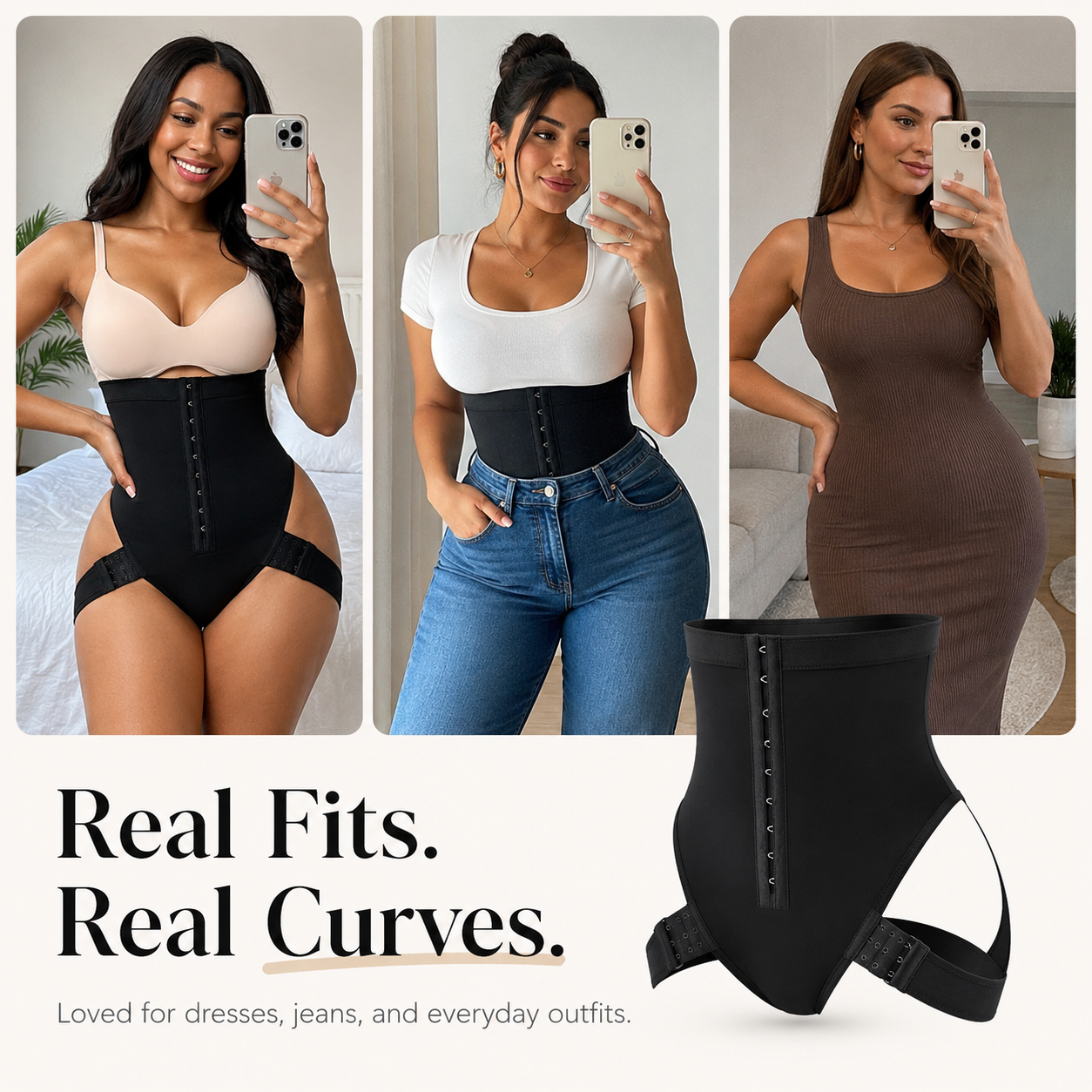 2-in-1 Tummy Control & Butt-Lifting Shapewear