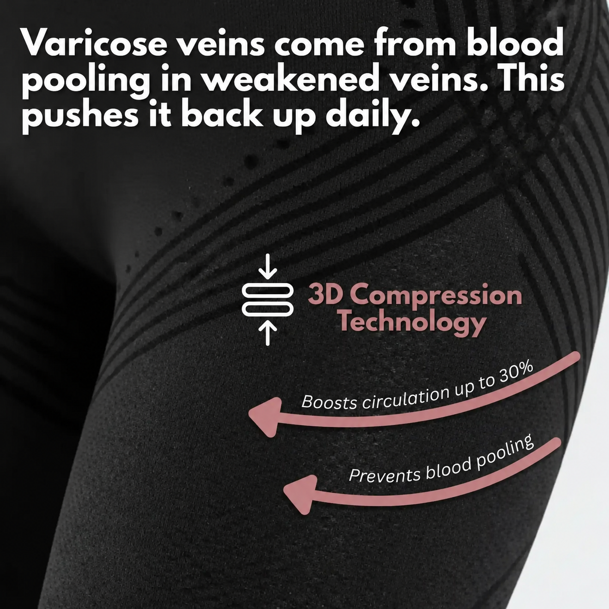 Varicose Vein 3D Compression Legging
