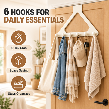 Over-the-Door Triangle Hanging Organizer