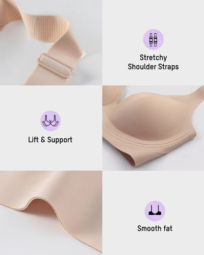 Breathable Wireless Full Coverage Smoothing Bra